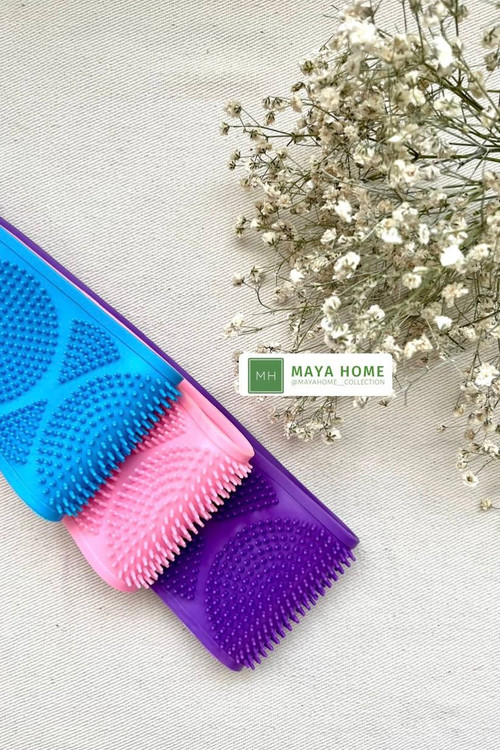 لیف حمام سیلیکونی دستهدار بلند