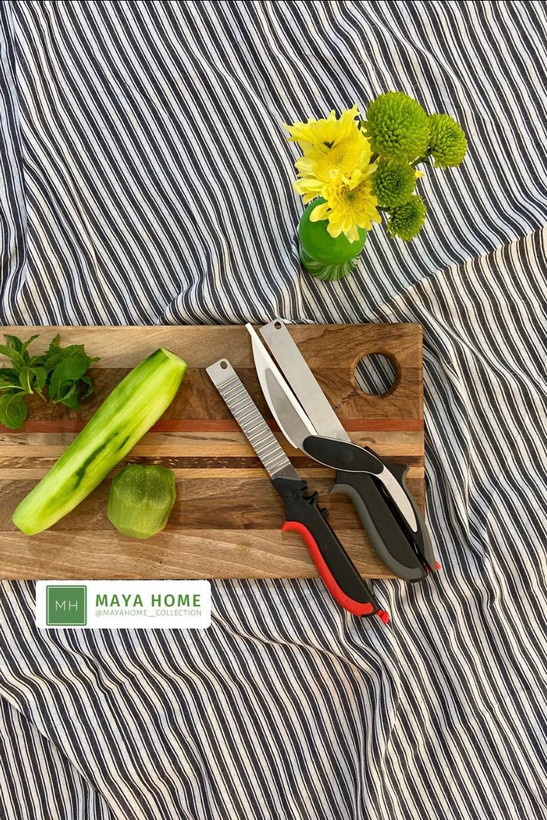 قیچی آشپزخانه 3 در 1 همه کاره مدل Smart Celever Cutter
