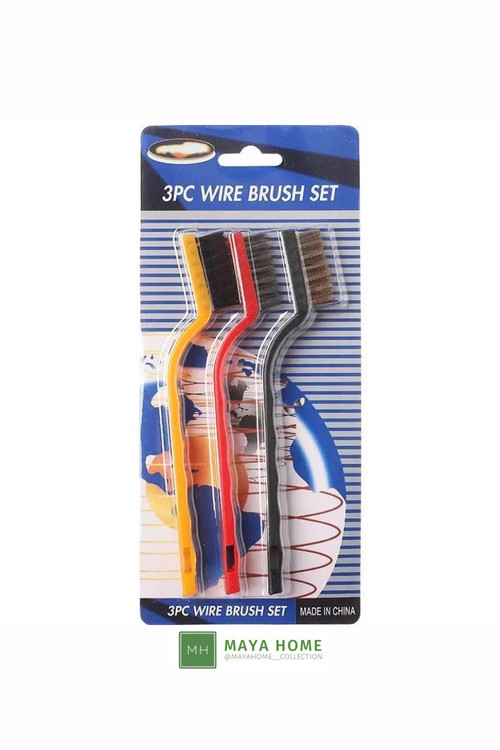 فرچه سیمی مسواکی سه کاره بسته 3 عددی