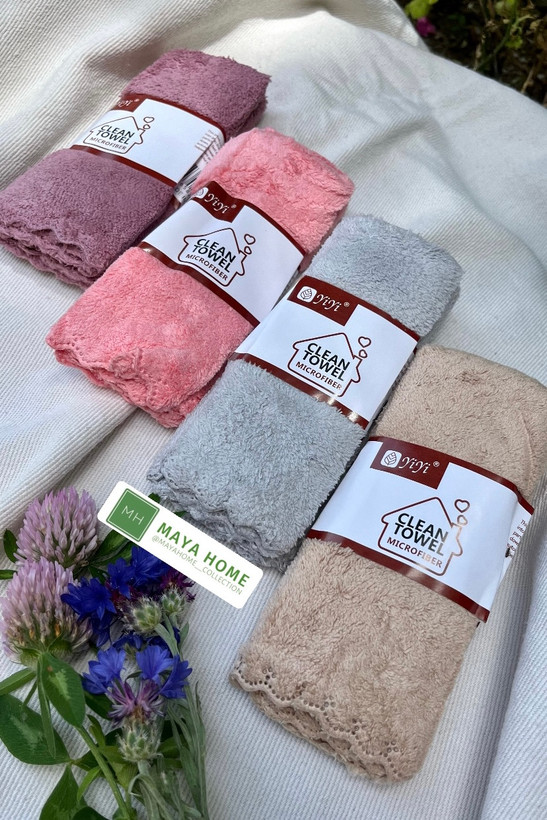 دستمال میکروفایبر Bilov بیلوو بستهی 4 عددی