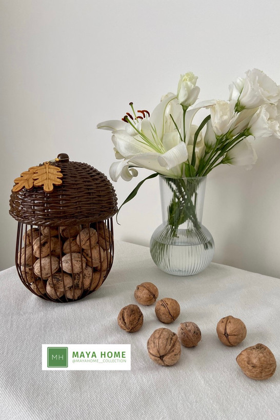 سبد آشپزخانه مدل بلوط