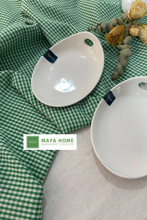 بشقاب قایقی دوکا کوچک سرامیکی مایا هوم