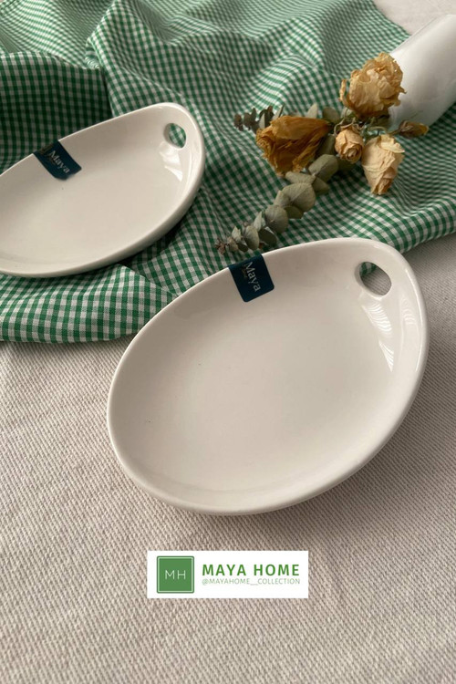 بشقاب قایقی دوکا کوچک سرامیکی مایا هوم