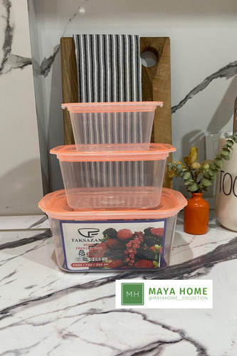 ظرف فریزری سه عددی مینا گروه تولیدی تکسازان