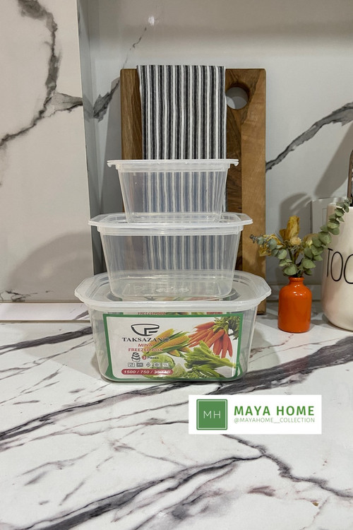 ظرف فریزری سه عددی مینا گروه تولیدی تکسازان