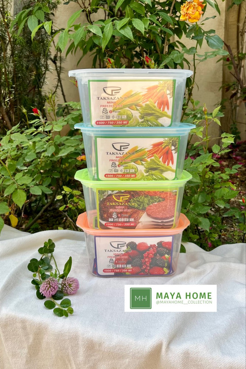 ظرف فریزری سه عددی مینا گروه تولیدی تکسازان