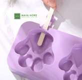 قالب بستنی سیلیکونی همراه با 50 عدد چوب بستنی