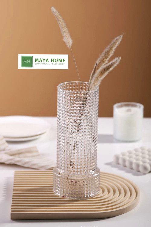 گلدان شیشهای بلند لیندو