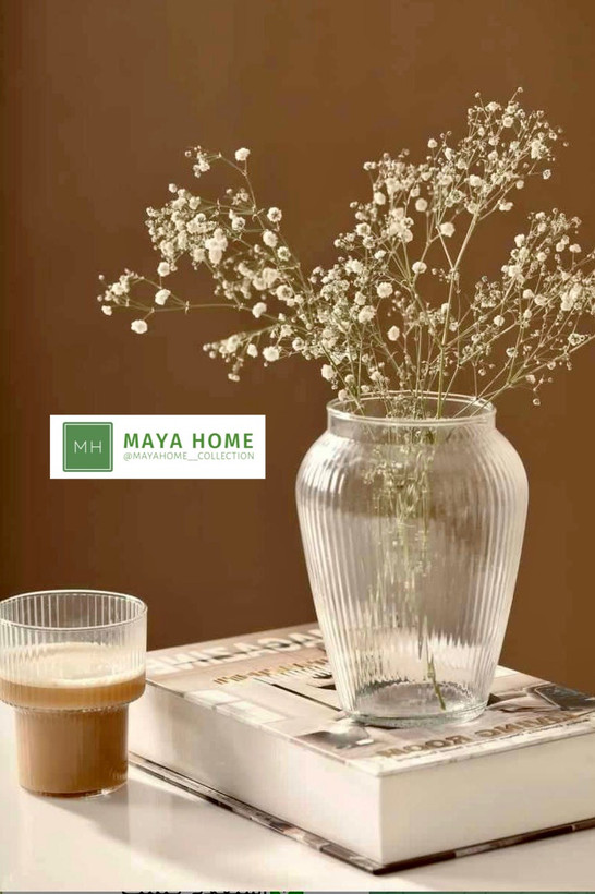 گلدان شیشهای خمره ای