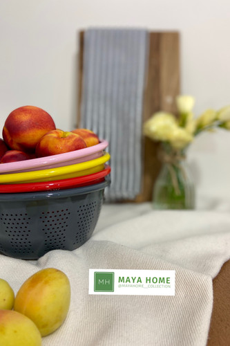 آبکش آلومینیوم رنگی سایز 16 سانتیمتری