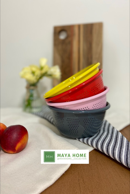 آبکش آلومینیوم رنگی سایز 16 سانتیمتری