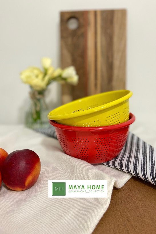 آبکش آلومینیوم رنگی سایز 16 سانتیمتری