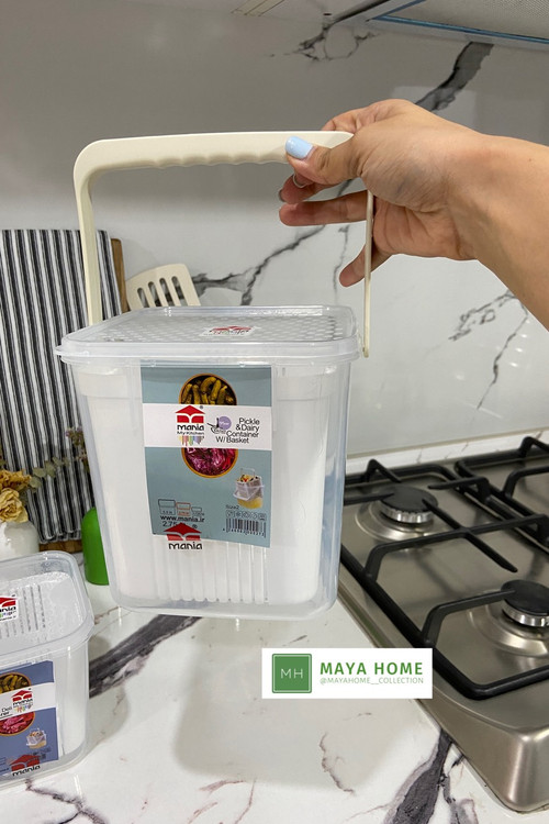 ظرف نگهدارنده ترشیجات و لبنیات مانیا