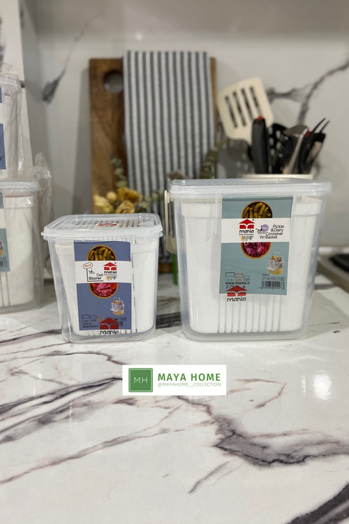 ظرف نگهدارنده ترشیجات و لبنیات مانیا
