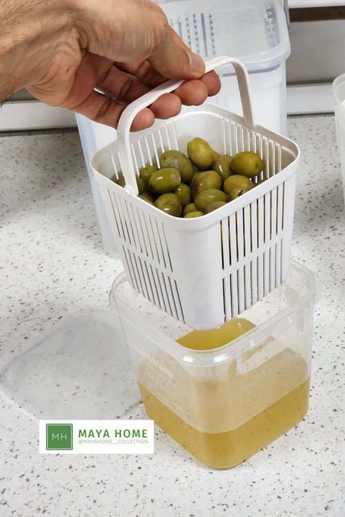 ظرف نگهدارنده ترشیجات و لبنیات مانیا