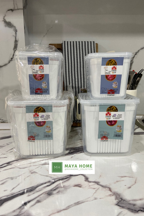 ظرف نگهدارنده ترشیجات و لبنیات مانیا