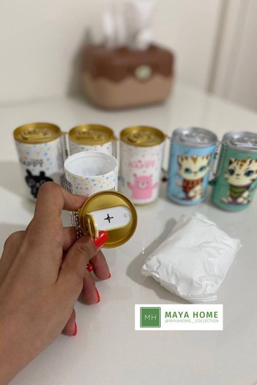 دستمال مرطوب طرح قوطی فانتزی