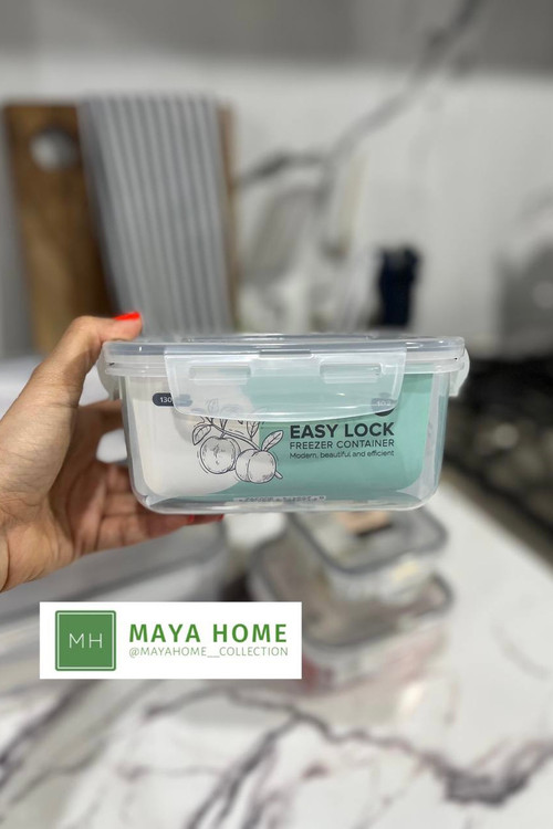 ظرف نگهدارنده فریزری مربع 5 تکه ویرو پلاستیک VIRO