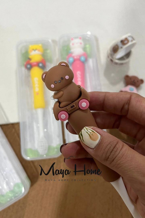 مسواک سیلیکونی فانتزی وارداتی کودک بسیار نرم و با کیفیت