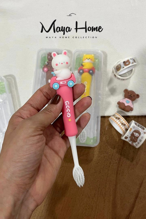 مسواک سیلیکونی فانتزی وارداتی کودک بسیار نرم و با کیفیت