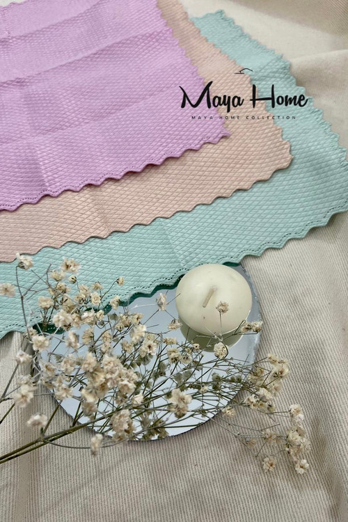 دستمال سه عددی شیشه پاک کن بدون پرز Bilov