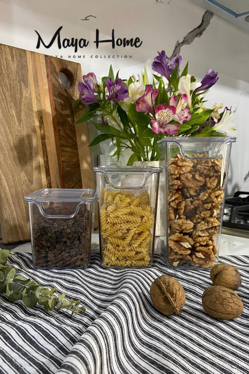 بانکه نگهدارندهی | ظرف نگهدارندهی حبوبات و مواد خوراکی خشک دومان