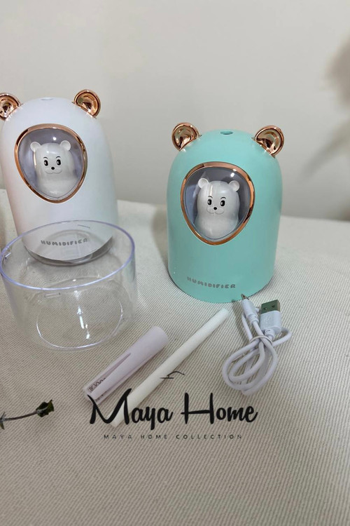 دستگاه بخور سرد و رطوبت ساز چراغ خواب دار فانتزی مدل خرسی