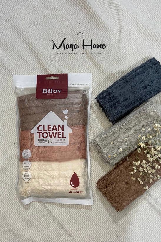 دستمال میکروفایبر Bilov بیلوو بستهی 3 عددی