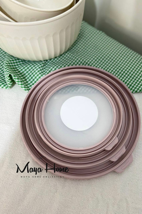 ظرف نگهدارنده درب دار فریزری کاپریس مجموعه سه عددی