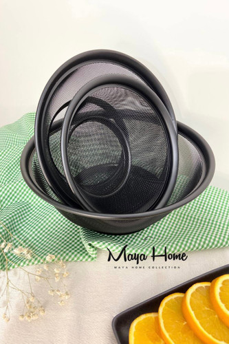 سبد | آبکش میوه فلزی گرد سایز بزرگ