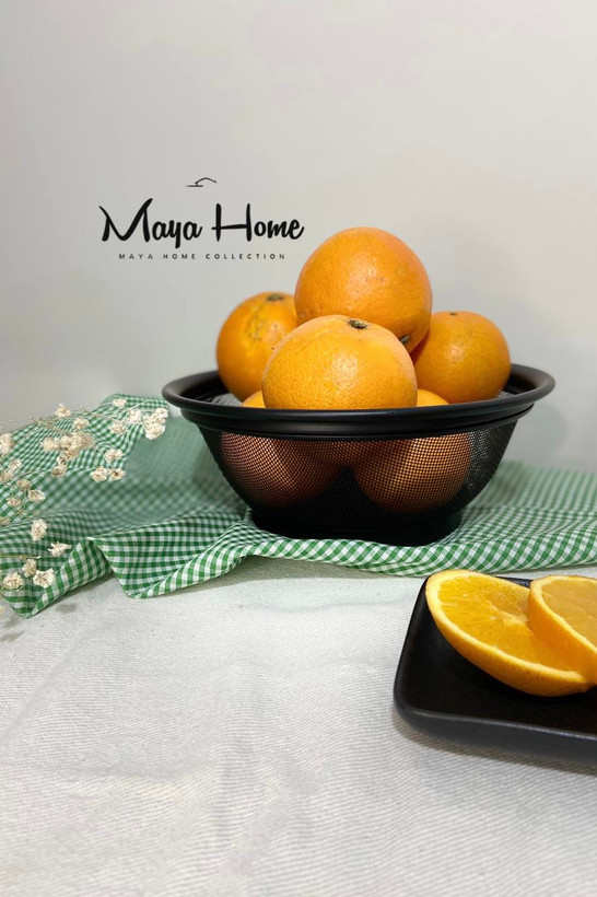 سبد | آبکش میوه فلزی گرد سایز کوچک