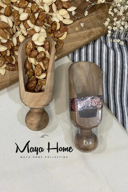 قاشق آجیل خوری چوبی