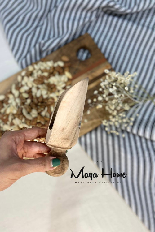 قاشق آجیل خوری چوبی