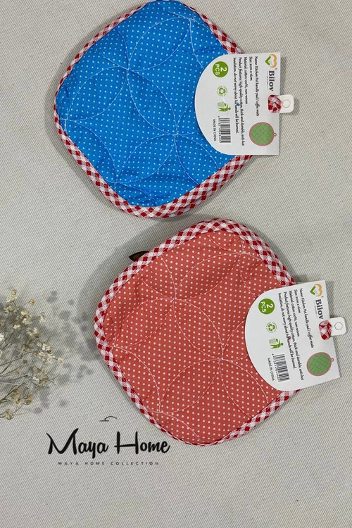 دستگیره آشپزخانه مربع گلدار و پاپیون دار Bilov