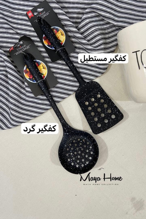 کفگیر و ملاقه سیلیکونی یونیک