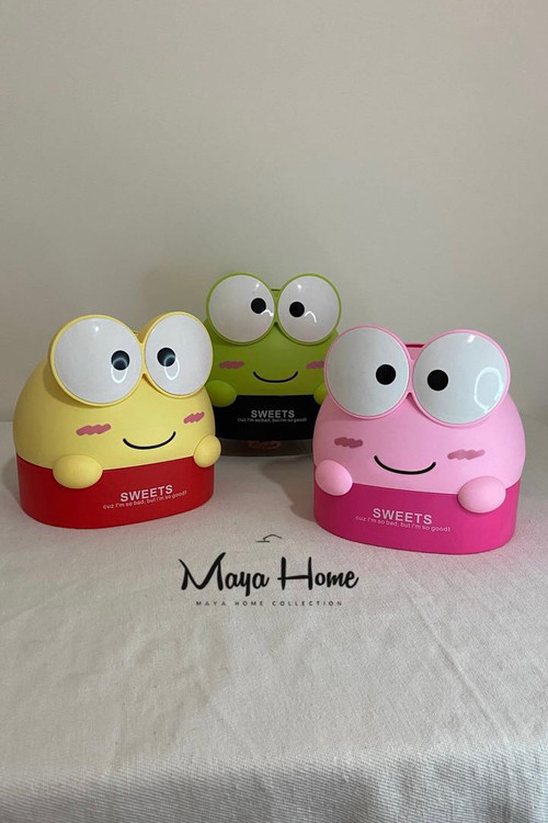 جای دستمال کاغذی طرح قورباغه