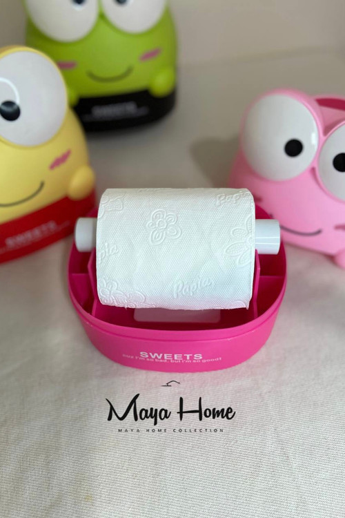 جای دستمال کاغذی طرح قورباغه