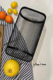سبد میوه بیضی فلزی | سبد نان بیضی فلزی