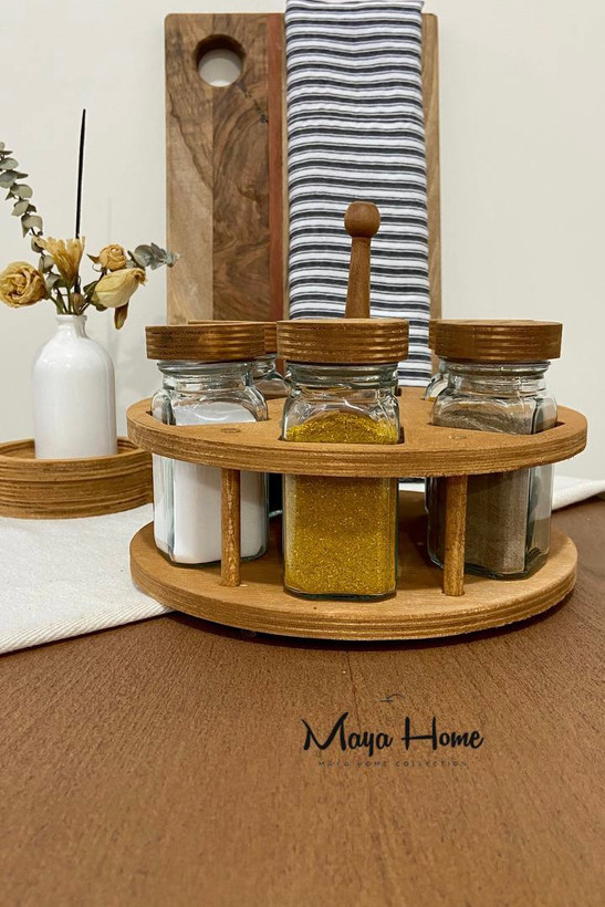 جا ادویه مکارتی دسته دار 6 تایی استنددار گرد