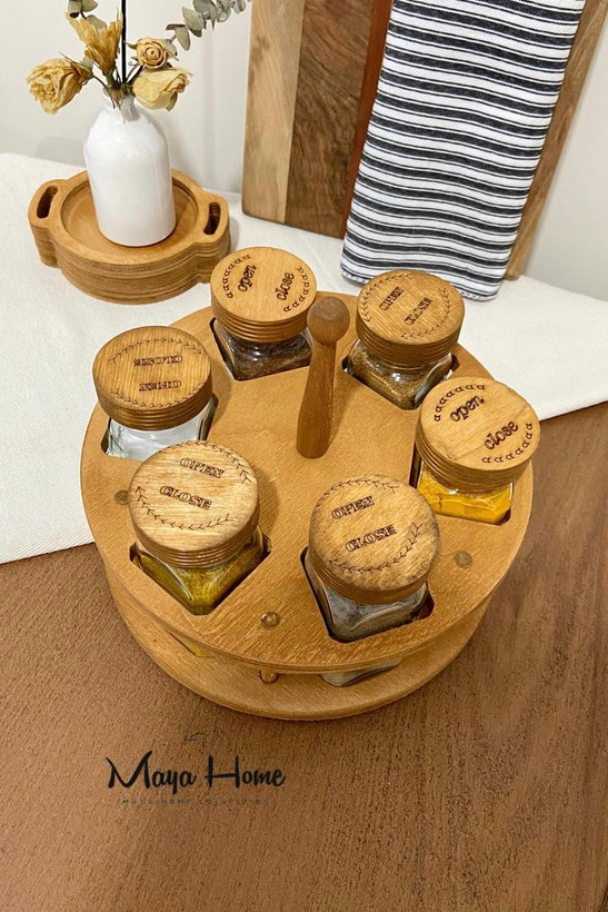 جا ادویه مکارتی دسته دار 6 تایی استنددار گرد