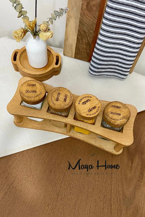 جا ادویه مکارتی 4 تایی استنددار مستطیل سانا