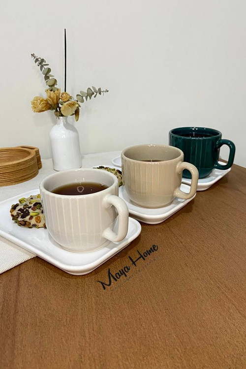 فنجان و نعلبکی شیاردار آرتاهوم