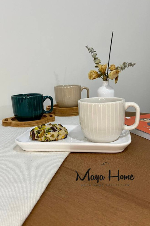 فنجان و نعلبکی شیاردار آرتاهوم