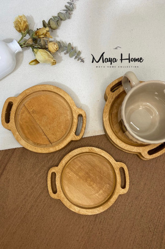 زیر لیوانی طرح سینی لاله