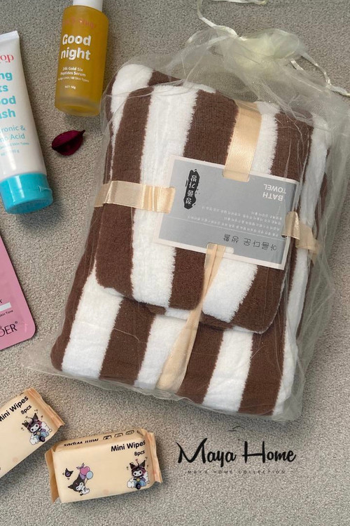 حوله استخری مسافرتی بدن و صورت دو تکه