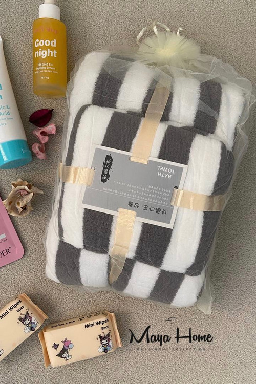 حوله استخری مسافرتی بدن و صورت دو تکه