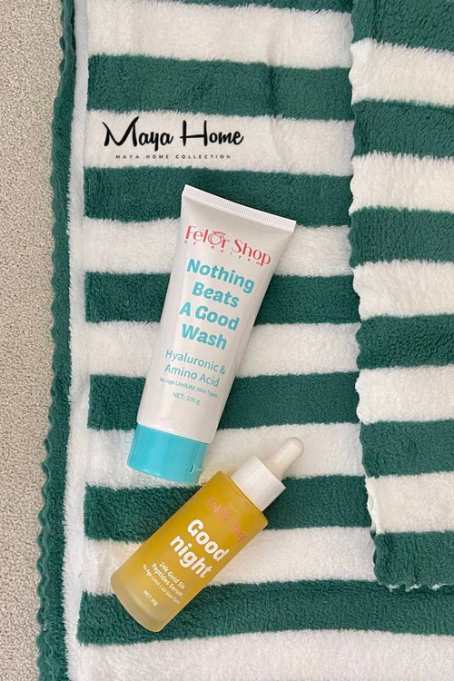 حوله استخری مسافرتی بدن و صورت دو تکه