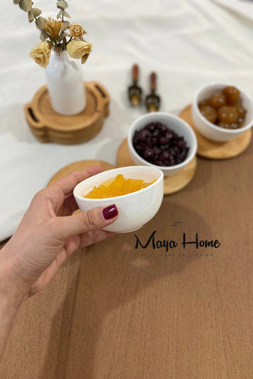 اردو خوری 3 پیاله مدل ستاره همراه پایه چوبی