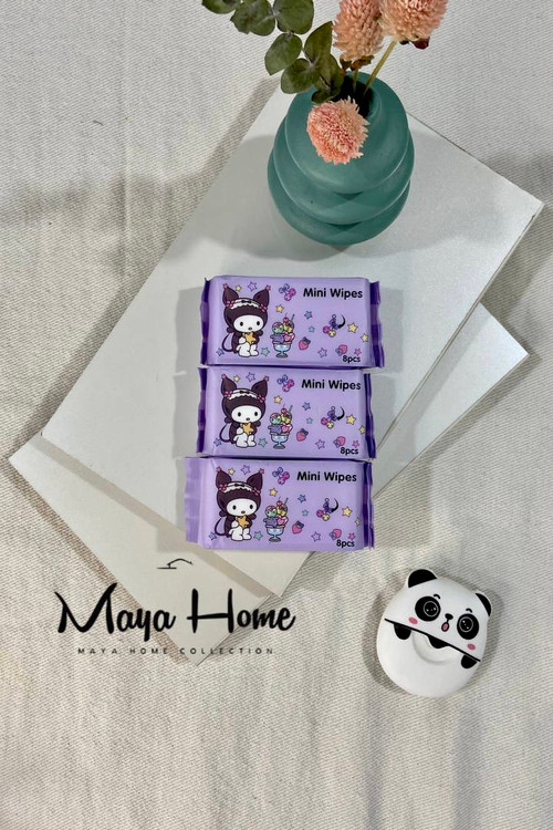 دستمال جیبی مرطوب مدل کرومی