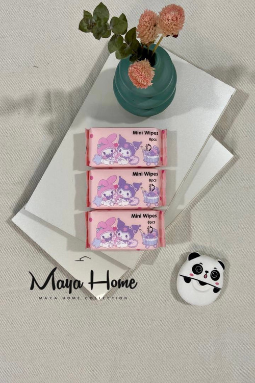 دستمال مرطوب جیبی مدل کرومی و ملودی